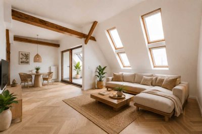 Erstbezug nach Sanierung! Traumhafte Dachgeschosswohnung mit einzigartigem Weitblick über Neukölln
