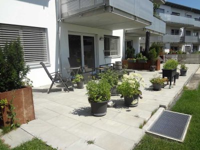 MITTELBIBERACH! Barrierefreie 2,5 Zimmer EG-WHG mit EBK, Terrasse & TG zu vermieten!