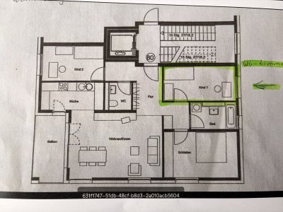 1 Zimmer in Familien-WG