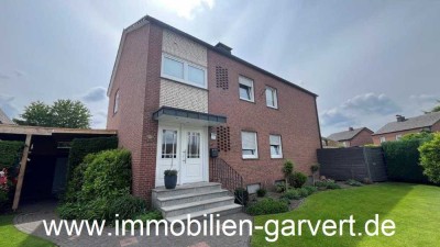 Zweifamilienhaus mit Doppel-Carport, Garage und Garten in Borken-Burlo - Erbbaurechtsgrundstück