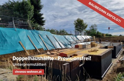 Vorverkaufs-AKTION! Baubeginn Erfolgt! Moderne Wohnanlage mit nur 5 Doppelhäusern und eigener Tiefgarage! Neubau-Doppelhaushälfte in Unterpremstätten!