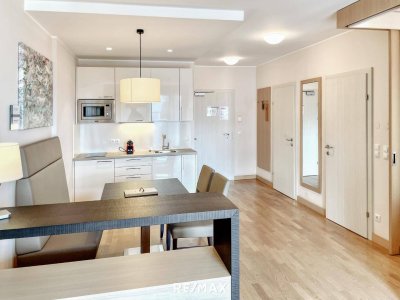 Kurzzeitmiete: Nah am See und schnell am Berg - möblierte 2-Zimmer-Wohnung mit Seezugang in Krumpendorf