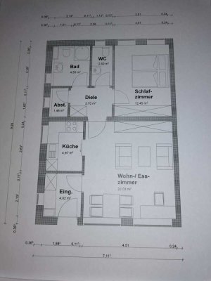 2 Zimmer Wohnung mit Terrasse, Kellerraum und Tiefgaragenstellplatz zu vermieten.