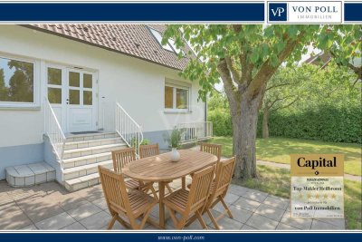 Ruhiges Einfamilienhaus mit Gartenparadies und Erweiterungsmöglichkeiten