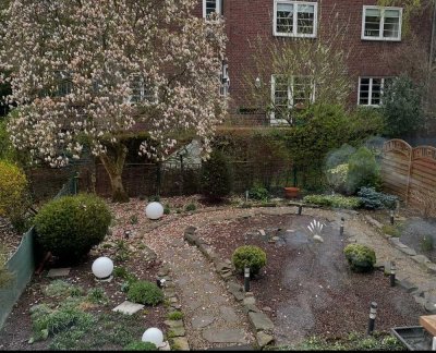 Traumobjekt in bester Lage: helle 4-Raum-Wohnung mit EBK, Terrasse, Garten im EG im Bismarckviertel