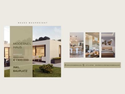 Traumhaftes Architektenhaus zu Verkaufen. Individualisierungen sind möglich.