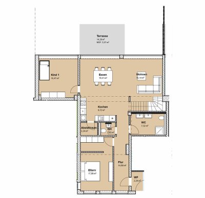 3-Zimmer Wohnung in idyllischer Umgebung in Tülau | Garten | Terrasse | Pkw-Stellplätze