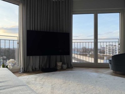 * Bellevue über die ganze Stadt * Nockherberg Süd * Luxuswohnung ausgestattet mit Poggenpohl,Minotti