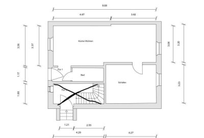 1.5-Zimmer Wohnung in Bottrop Ebel / Welheimer Mark
