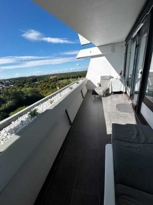 PROVISIONSFREIE !!!!!Traumhafte 3,5 Zimmer-Wohnung mit Fernblick ins Grüne, 2 Balkonen, Gäste-WC