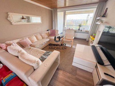 Gepflegte 3,5-Zimmer-Wohnung in Regensburg-Königswiesen mit Balkon und Loggia. Frei ab 01.09.