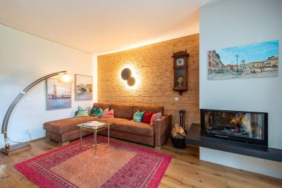 Erdgeschosswohnung im Zentrum von Schladming- Gartenidylle mit Bergblick.
