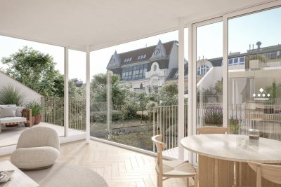 Stilvolles Dachgeschoßapartment im Erstbezug