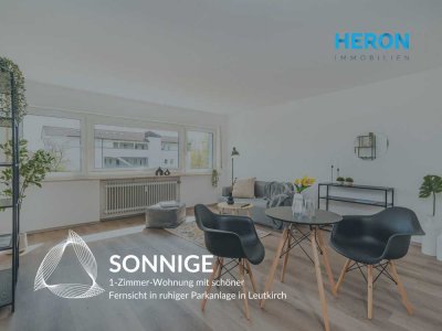 SONNIGE - 1-Zimmer-Wohnung mit schöner Fernsicht in ruhiger Parkanlage in Leutkirch