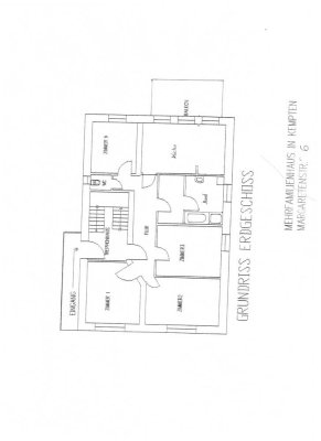 Ansprechende und sanierte 4-Raum-Hochparterre-Wohnung in Kempten