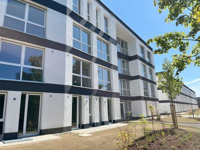 ERSTBEZUG IM NEUBAU: Moderne, möblierte und barrierefreie 1-Zimmer-Wohnung mit TG-Stellplatz