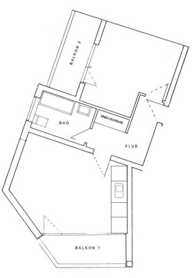 Wohnung in Düsseldorf - Wersten ( NÄHE UNI ) für 2 Personen - gerne Studierende