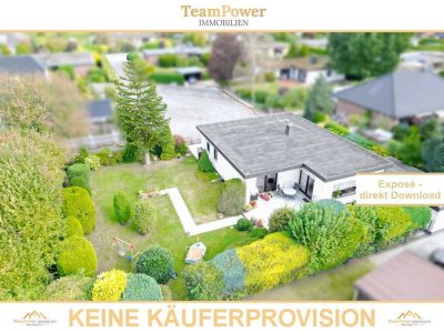 Wohlfühlen im Grünen: Altersgerechter Bungalow mit Stil