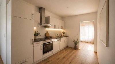 Helle Wohnung mit Westbalkon und Lift im Zentrum, touristische Vermietung möglich
