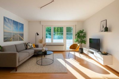 Helle Erdgeschoss-Wohnung mit großem Garten