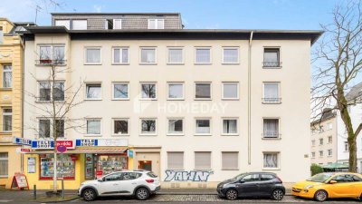 3-Zimmer-Dachgeschosswohnung mit Loggia, Gäste-WC und Spitzboden in Köln-Humboldt-Gremberg