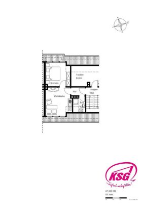 *Schöne 1-Zimmerdachgeschosswohnung in der Kurstadt Bad Münder*