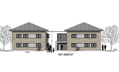 Lichtdurchflutete 93m² 3ZKB Obergeschosswohnung mit Fahrstuhl KFW55, Senioren, Carport