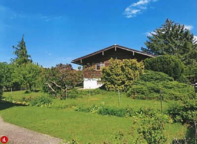 Ihr Stückchen heile Welt – charmantes Blockhaus mit viel Platz im Grünen