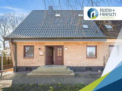 Renovierte DHH in ruhiger Lage mit Garage und Süd/West-Terrasse in Rendsburg