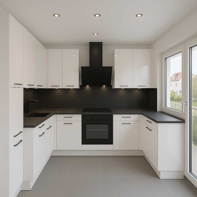[Erstbezug] Haus im Haus 8-Zimmer-Maisonette-Wohnung mit guter Innenausstattung