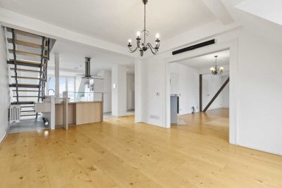 Exklusive 3-4-Zi.-Penthouse-Maisonette-Whg. mit Aufzug & traumhafter Dachterrasse in TOP-Lage
