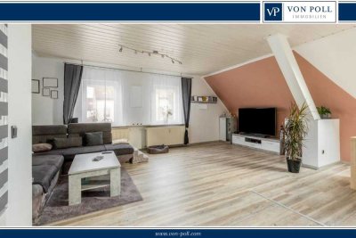 Großzügige Dachgeschosswohnung mit Loggia, Sauna und Garage