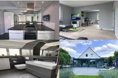 Bezugsfertiges EFH im Forstwald- nahe Düsseldorf -mit Wintergarten,Sauna,XXL-Terrasse,Klima, Garten