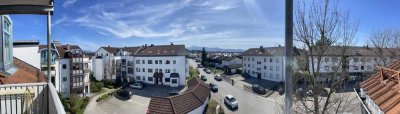 Großzügige 3,5-Zimmer-Maisonettewohnung mit Balkon mit Bergblick in Kolbermoor