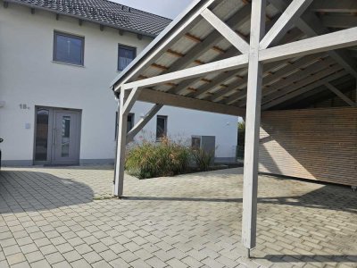 Moderne 3-Zimmer-Erdgeschosswohnung mit Garten in Affing-Mühlhausen, Neubau von 2023