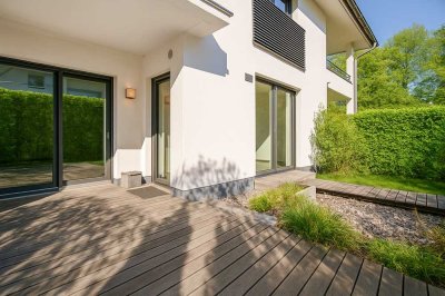 Sofort bezugsfrei! Moderne 2-Zimmer-Gartenwohnung mit EBK und XL-Stellplatz... top-gepflegt!