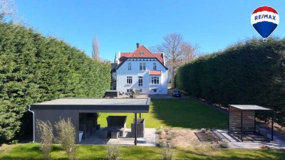 Elegante Villa mit Werreblick – exklusiv saniert und vielseitig nutzbar 1-3 Parteien oder Gewerbe
