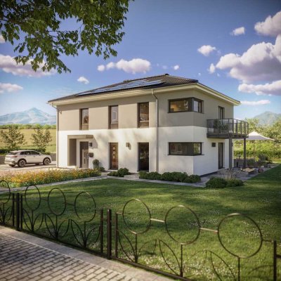 Zweifamilienhaus im Stadtvillen-Design!