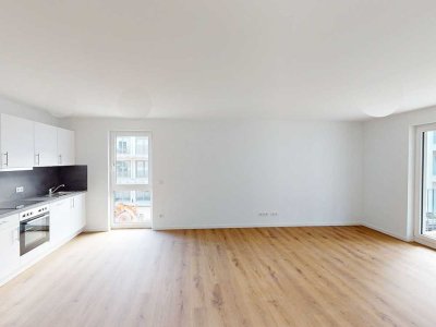 Die Klassische auf der Ecke: Neubauwohnung mit 2 Zimmern und EBK