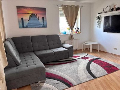 Helle 3-Zimmer voll möbliert Wohnung mit Balkon in Ludwigshafen-Süd