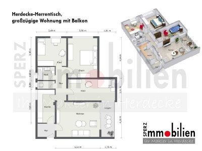 4,5-Zimmer-ETW Herdecke-Herrentisch
Kapitalanlage - da vermietet