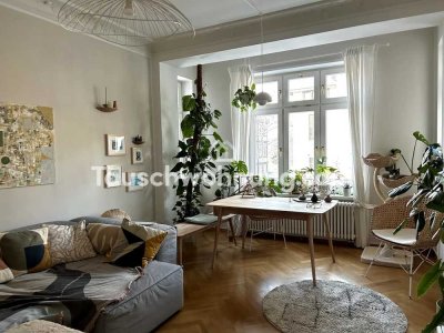 Tauschwohnung: Tauschen : 2-Zimmer-Wohnung mit Parkett, Stuck und Balkon