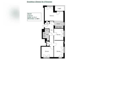 Tauschwohnung: 4-Zimmer-Wohnung in Hamburg-Nord mit WBS