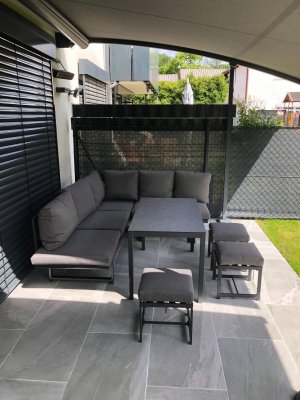 Sonnige und Südseitige Gartenwohnung (Neubau/Erstbezug 2020) inkl. 2 Garagenplätzen
