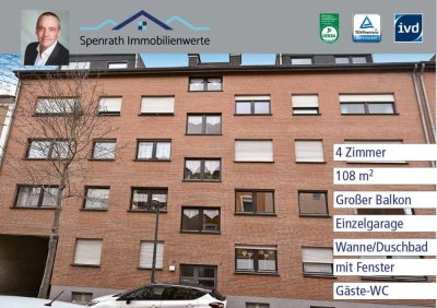 Provisionsfreie Schöne 4 Zimmer Wohnung , Balkon, Garage ,in Zentrumsnaher Lage.