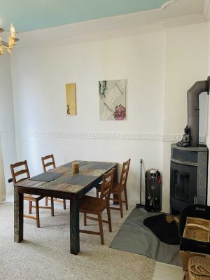 Möblierte Ferienwohnung für Langzeitmiete mit Kamin - Internet, Strom, Heizung inclusive