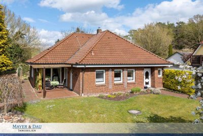 Bad Zwischenahn: Wohnen auf einer Ebene, solider Bungalow in ruhiger Lage, Obj. 8528