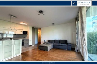 Helle Drei-Zimmer-Wohnung mit Terrasse und Garten