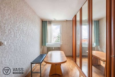 3- Zimmer Wohnung mit Balkon und Aufzug in Zentrumsnähe