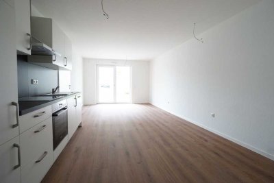 Barrierefreie 2 Zimmerwohnung mit kleinem Garten